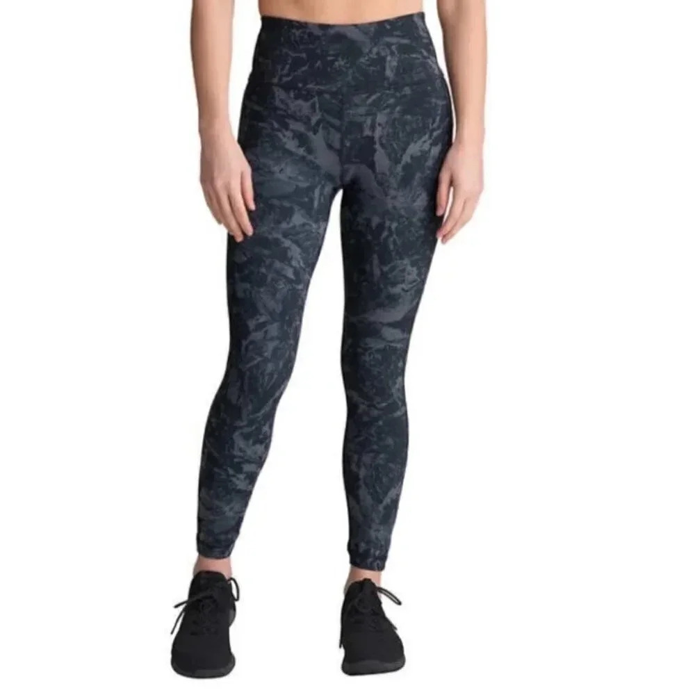 Lolë Activewear Workout Leggings Gym Running  Yoga Grey Black Mix Small NWT